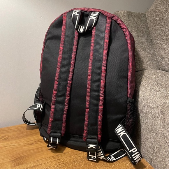 PINK Victoria Secret Backpack Pink Black Lightweight – LIKE NEW - Picture 13 of 14